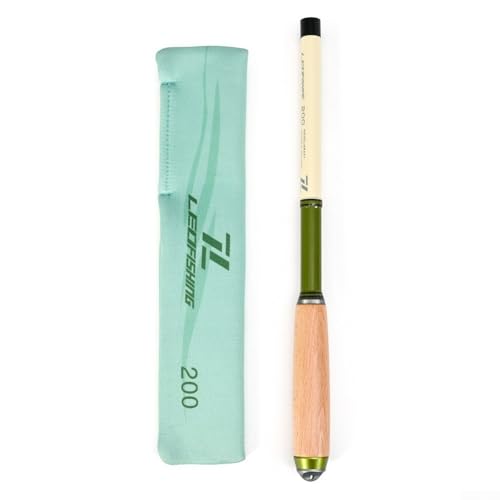 Aprilsunnyzone 28325-GN160 Mini-Angelrute, leicht, Carbon, 36 g-73 g, 6–10 Segmente, verstellbare Länge 120 cm/160 cm/200 cm, für Outdoor-Abenteuer, Camping