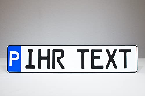 Schilderkröten Individuelles Parkplatzschild 520x110mm