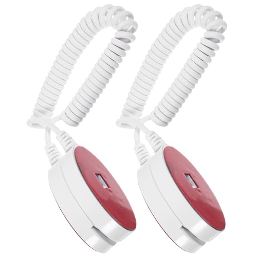 YARNOW 2stücke Fernbedienungsleine Rückziehbares Kabel Für Tv Fernbedienungshalter Anti-Verlust Seil Für Fernseher DVD-Player Und Spielkonsolen Sicherheitskabel Für Fernbedienungen