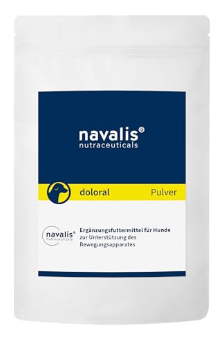 navalis doloral Dog Pulver | 160 g | Ergänzungsfuttermittel für Hunde | Zur Unterstützung von akuten und chronischen Gelenkproblemen | Zur Anregung des Gelenkstoffwechsels