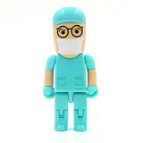 Ulticool - Arzt Krankenhaus Operation 16 GB USB Flash Pen Drive - Doctor Hospital Memory Stick Daten Aufbewahrung - Speicherstick - Weiß Blau