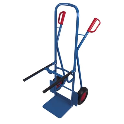 VARIOfit Stuhlkarre, sk-710.028, Blau, Klappbar, 250 kg Traglast, 480x300 mm, 1305 mm hoch