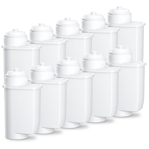 ARETHONE 10 Stück Wasserfilter für Siemens EQ Series, EQ3/EQ6/EQ9, EQ500, S700, Wasserfilter Kaffeevollautomat für Bosch Vero, TZ70003/TCZ7003/467873, Siemens 3200, Neff C77V60 Series(10)