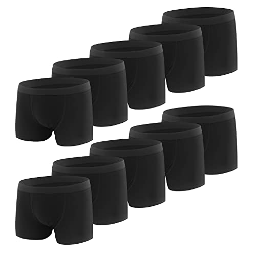L&K-II Boxershorts Jungen Baumwolle Kinder Unterhosen 10er Pack 1604 BL 170/176