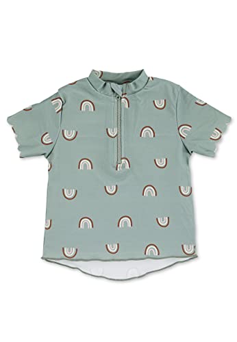 Sterntaler Unisex Kinder Mädchen Schwimmshirt Kurzarm Kinder UV-Schutz 50+ grün, 116