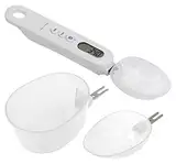 Rosenstein & Söhne Löffelwaage: Digitale Löffel-Waage, LCD-Display, bis 500 g, 3 Aufsätze, 25/50/150ml (Wiegelöffel, Reisewaagen, Küchenhelfer)