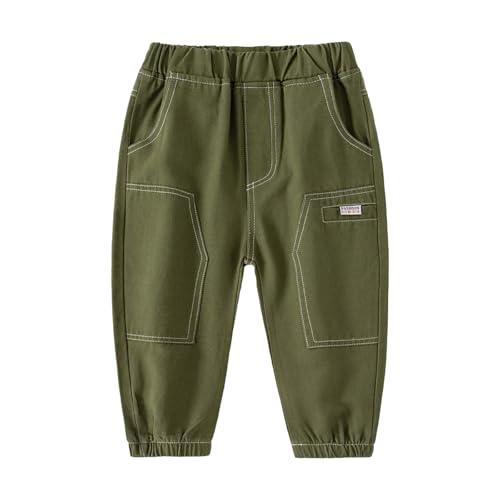 biJerou Coole Jungs Hosen Arbeitshose für im Frühling und Jogginghose Eng (AG, 3-4 Years)