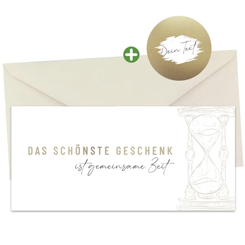 KOKO&LORA® Das schönste Geschenk ist gemeinsame Zeit - Gutschein schenken • Geschenkverpackung • Rubbelkarte