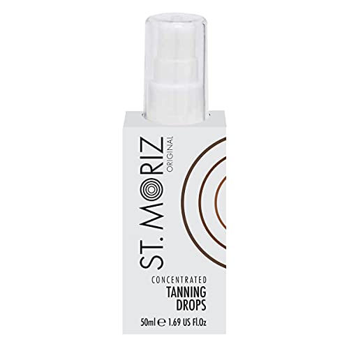 St Moriz Original konzentrierte Bräunungstropfen, fügen Sie 1-3 Bronzing-Tropfen zur Hautpflege oder Körperfeuchtigkeitspflege hinzu, für individuelle künstliche Bräune und schrittweisen Glanz,