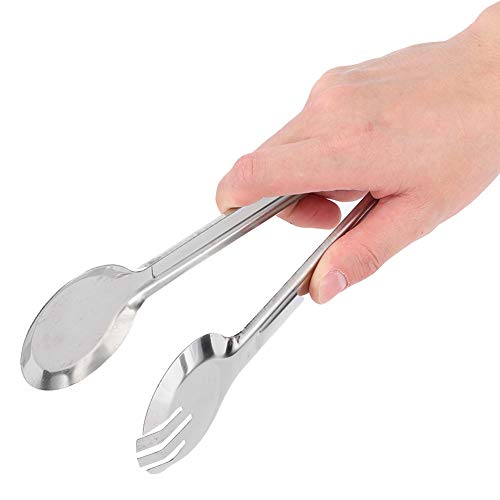 4 teiliges Brotzangen Set aus Edelstahl Hitzebeständiges Grillzange Gebäckzange Non Slip Tortenzange für Backformen Premium Küchenzange für Grill Buffet Salat Eis Backofen