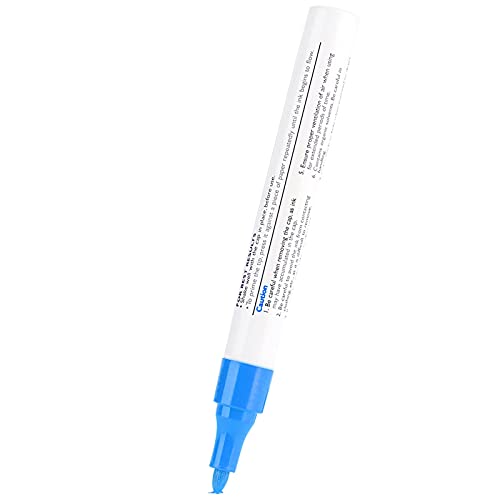 Keenso Autoreifen-Farbstift, Autoreifen-Markierungsstift, Wasserdichter Reifen-Farbstift, Kunststoff-Markierungsstift(Blau) Zubehör für Autolacke