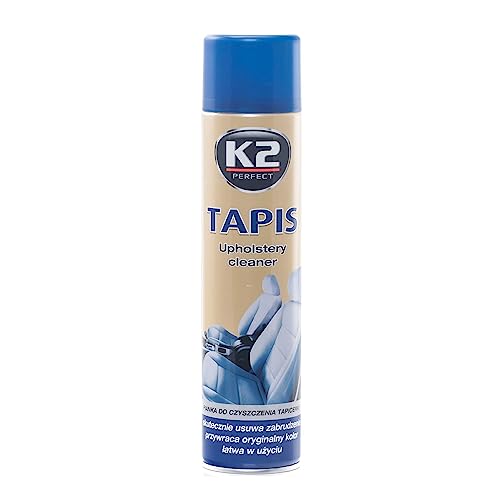 K2 Tapis – Reinigungsspray für Polster und Gewebe, sehr effektiv, Fleckenentferner, Sprühdose 600 ml