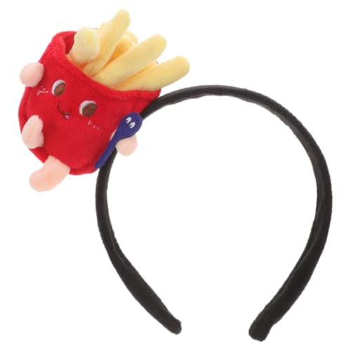 Garneck Pommes Frites Hut - Lustiger Pommes Kostüm Hut Für Partys - Halloween Und Cosplay Mini Food Stirnband Ideales Partyzubehör Für Fast Food Fans Und Kreative Kostüme