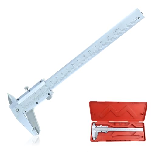 Hochpräziser Analoger Messschieber, Analoger Messschieber aus Edelstahl, Mechanischer Messschieber, 150-mm-Hochpräzisionsmessschieber, Messwerkzeuge für die Haushalts- und Bauindustrie