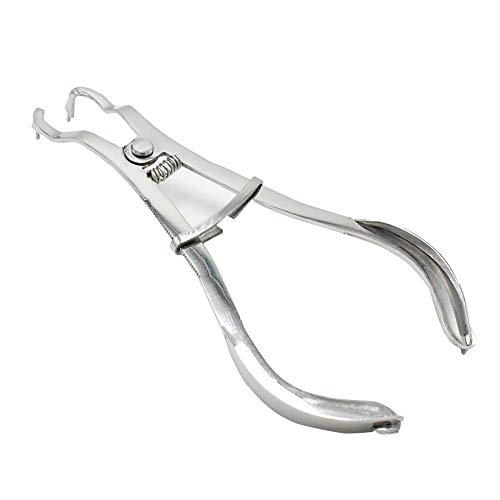 LMEILI Edelstahl Dental Kofferdam Clamp, Dental Kresse Shaping Pinzetten, Hochtemperatur- Und Hochdruck Sterilised KFO Dental Instruments, Geeignet Für Zahnchirurgie