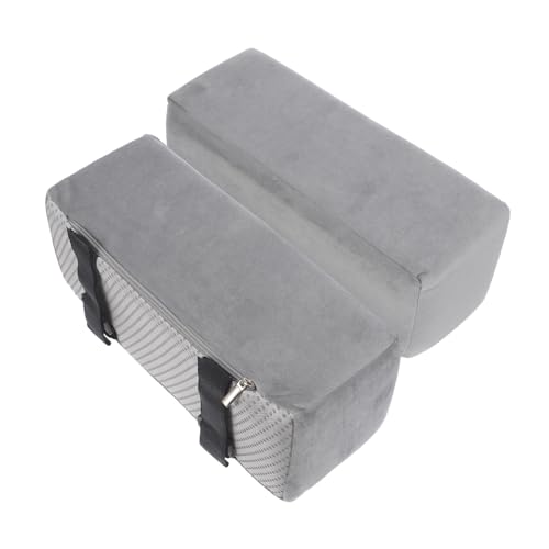 SECFOU Ergonomische Armlehnen Polster Für Büro Und Gaming Stühle Hohe Komfort Handstützen Dicke Armrest Pads Aus Hochwertigem Memory Schaum 2er Set Elegantem