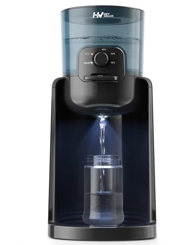Flaschenzubereiter für Babys,Flaschenwärmer Baby,Instant Warmer,Wasserspender für Sofortige Herstellung von Formelflaschen,4 Temperaturen 72H Smart Thermostat, Heißwasserspender, Abnehmbarer Behälter