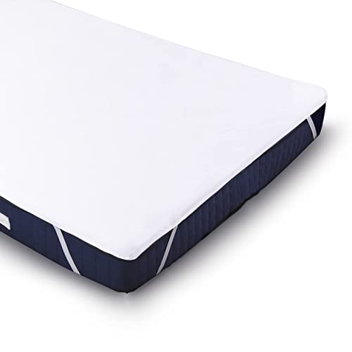 Lotusein Wasserdichter Matratzenschoner 90 x 200 - Hygienischer Atmungsaktive Matratzenauflage, Matratzenschutz ohne Knistern, Anti Milben Matratzen Topper (Oeko-TEX® Standard 100)