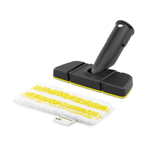 Kärcher Flexible Handdüse, Zubehör für Dampfreiniger, Dampfreiniger für Badewannen, Waschbecken, gebogene Oberflächen, Schwarz