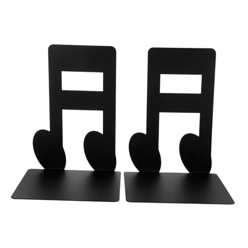 ERINGOGO 1Paar Metal Buchständer Notenform Dekorative Buchhalter für Schreibtisch Büro und Wohnzimmer für Magazine Geschenkidee für Freunde