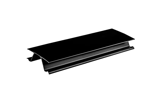 Korner Sockelblende Eckverbindung Schwarz Hochglanz 150mm | Sockellesite | Sockelprofil | Küchensockel | Eckverbindung | Eckverbindung | Zubehör
