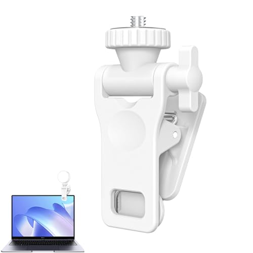 Jubilofex Monitor Camera Mount Clip - Anti -Slip -Monitor -Kamera -Ersatzklemme | 1/4 Schraubanschluss, tragbare Telefonhalterung, LED -Lampenbefestigung für Video Live Stream