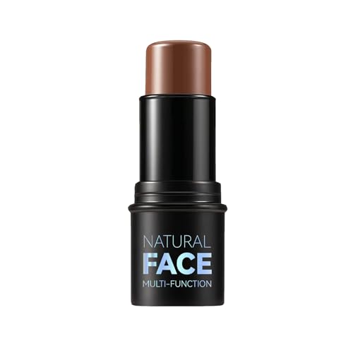 Bronzer Stick, Matte Creme Kontur Stick, Professionelle Gesichtsformung für konturierende Stick Make-up, Einfach mit baubarer Abdeckung anzuwenden, langlebig und wasserdicht (#6, mittel)