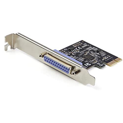 StarTech.com Parallel-PCIE-Karte, PCI Express zu Parallel DB25 LPT Car, 4.7" x 4.3" x 0.8"