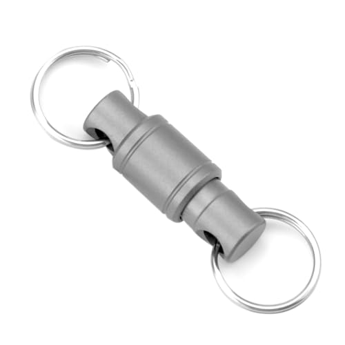HENGBIRD Edc Gear SchlüSselring, Edc Tool SchlüSselring Karabiner SchlüSselanhäNger mit Drehgelenk Titan SchlüSselring SchlüSselanhäNger mit Karabiner SchlüSselorganizer Karabiner Keyring Key Chains