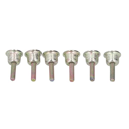 Baxnore Aluminium -Kettensägen -Schraubkit, 6pcs M4 Bremsplattenverschluss für Forstgartenwerkzeuge, Ersatzschrauben