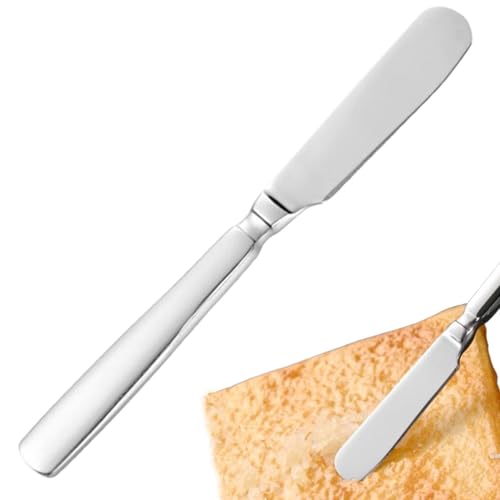 Sandwichstreicher, Lebensmittelverteiler - Edelstahl Spatel Bäckerei Schaber aus Metall | Multifunktionaler Butterbrotschaber | Decoraz Werkzeuge