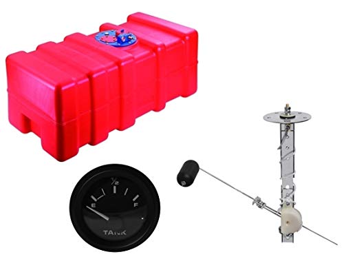 Saarwebstore Bootstank Benzintank Kraftstofftank Tank mit Tankgeber inkl. Anzeige wählbar von 33l bis 140l Größe 70l
