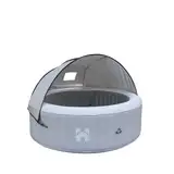 Home Deluxe - Outdoor Whirlpool Sonnendach AQUASUN - für Splash und Drop -125 x 185 x 140 cm, Farbe: Grau