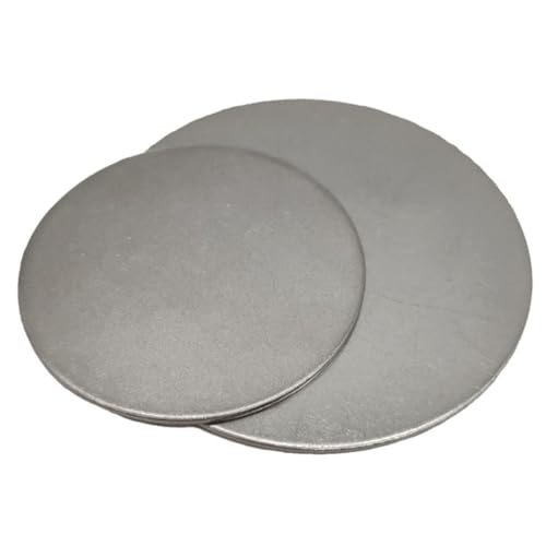RAMBEX Runde Platte Aus Edelstahl, Durchmesser 50 Mm, 60 Mm, 70 Mm, 80 Mm, Runde Blechscheibe, Dicke 1,1 Mm, 1,3 Mm, 1,8 Mm, 2,7 Mm Runde Scheibe(50mmx1.3mm(3pcs))
