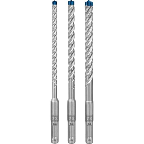 Bosch Accessories EXPERT SDS plus-7X 2608900196 Hammerbohrer 3teilig 6.0 mm, 8.0 mm, 10.0mm SDS-Plus