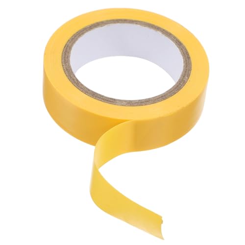 Amosfun Isolierband rot hitzebeständiges klebeband kabelschutz Elektrische Reparaturband Isolierband für elektrische Farben von Isolierbändern Isolierband gelb PVC Yellow