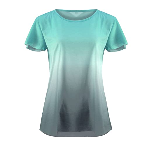 Pullover Damen Glitzer Shirt Kurzarm Oberteile Schön Glänzend Pailletten Tops Tshirt Elegant Festlich Damenbluse Mode Abend Party Wedding Glitzertop Bluse Tunika t Shirt Damen Weihnachten