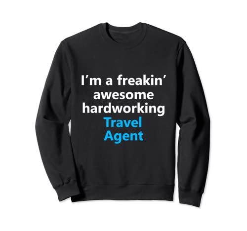 Lustiges Reise-Agent, Job-Agentur, Mitarbeiter, Urlaub, Kreuzfahrt, Geschenk Sweatshirt