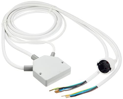 Küchenanschluss-Verteiler (Splitter-Box mit Anschlusskabeln für Kochfeld, Backofen und Herdanschlussdose, max. 11kW) Küchenanschlussbox/Herdanschluss-Verteiler