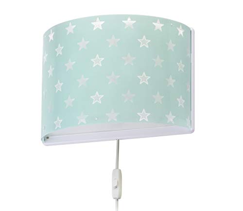 Dalber kinder Wandlampe, Kinderlampe Wandleuchte Sterne Stars Grün
