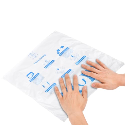 2 Packungen 40,6 x 45,7 cm großer Schaumstoff, expandierende Schaumstoffverpackung, PVC-Verpackungsschaum, dehnbare Schaumstoffbeutel, erweiterbares Schaumstoff-Verpackungsmaterial und Versandschaum
