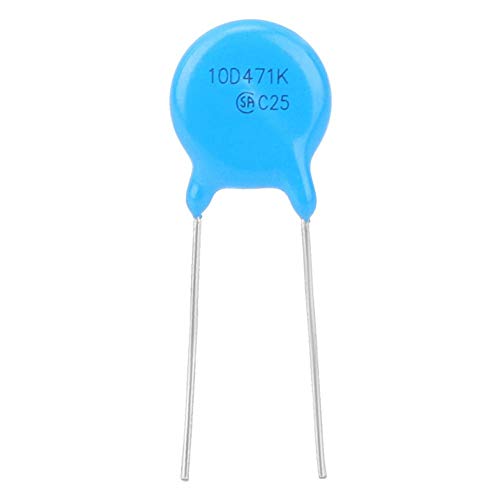 50Pcs 10D471K Varistoren, 10K471 10mm Durchmesser 470V Inline Hochwertige Varistoren Elektronische Komponente, Varistoren Elektronische Komponente
