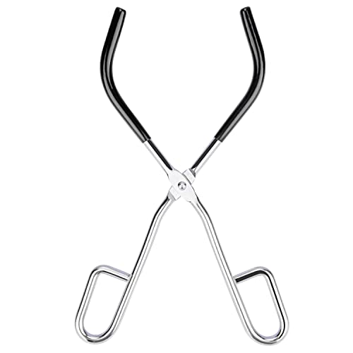 stonylab Becherzange, Labor Beaker Tongs Beaker Clamp Laborzange Becherklemme im Scheren-Stil mit Kunststoffbeschichteten Backen, 25,5 cm Länge