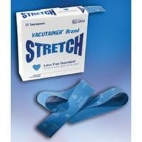 BD VACUTAINER STRETCH LATEX-FREE TOURNIQUETS, 25/BX by B-D