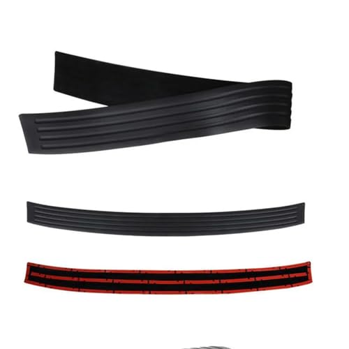 Rynplex Auto-Gummi-Heckschutz-Stoßstangenschutz-Zierabdeckung, for Seat, Ibiza Leon Toledo Arosa Alhambra Exeo Supercopa Mii Altea Cordoba Gummi-Heckstoßstangenschutz(90cm)