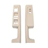 ZJARZWYG Auto 3TD867157 Für Skoda Für Superb 2008-2013 Vorne Hinten Innen Türgriff Armlehne Rahmen Bedienfeld Trim Zubehör(Beige Vorderseite)
