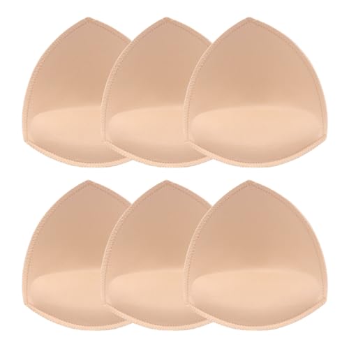 Mezrkuwr 3 Paare BH Einlagen Bra Pads BH-Pads Bikini Einlagen BH-Polsterung Push Up Wasserfest Unterwäsche Einsätze Sport BH Pads Herausnehmbaren für A/B Cups