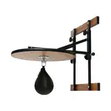 Speed Bag, Speed Bags for Boxing, Speedbag, Speedbag Platform, Punching Bags, Wall Mount Stand, Adjustable Height, Training Equipment, Wall Mounted Kit, Black Swivel Ball, Home, Gym, Professional
