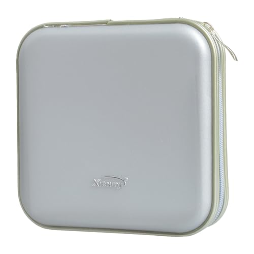 Biluer 1PCS CD Tasche für 40 Discs CD Hüllen CD Aufbewahrung DVD Tasche Mappe zur Aufbewahrung Platzsparend für Büro Wohnzimmer und Zuhause