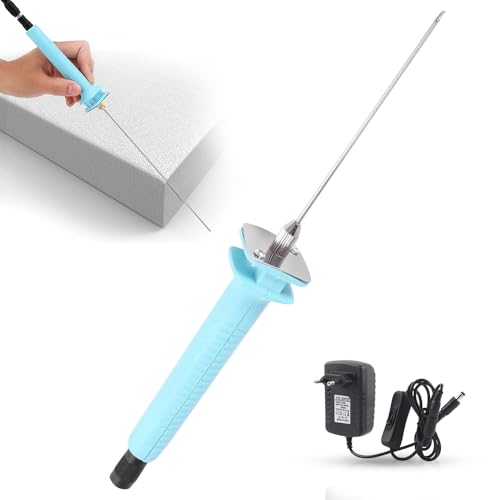 HOVCEH Elektrischer Schaumstoffschneider, 15 cm Styroporschneider, 18W Schaumschneider Elektrischer, Foam Cutter Heißdrahtschneider, Schaumstoffschneider Heißdrahtschneider für Schnittkanten